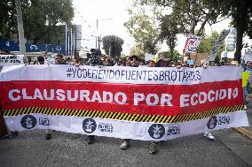 Second Demonstration Against Gentrification - Mexico City