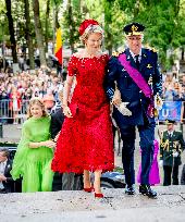 Belgian Royal Family Attends National Day Te Deum Mass - Brussels
