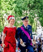 Belgian Royal Family Attends National Day Te Deum Mass - Brussels