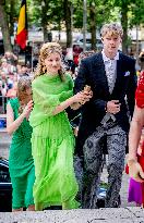 Belgian Royal Family Attends National Day Te Deum Mass - Brussels