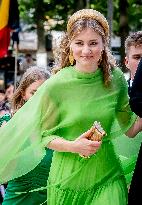 Belgian Royal Family Attends National Day Te Deum Mass - Brussels
