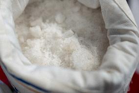 Salt Harvesting And Processing - China