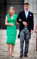 Belgian Royal Family Attends National Day Te Deum Mass - Brussels