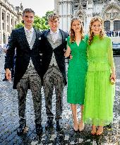 Belgian Royal Family Attends National Day Te Deum Mass - Brussels