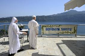 Pope Leo XIV Visits A Home For The Elderly In Castel Gandolfo - Italy