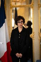 Rachida Dati At Signing Ceremony To Create Notre Dame Cathedral Digital Twin - Paris