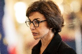 Rachida Dati At Signing Ceremony To Create Notre Dame Cathedral Digital Twin - Paris