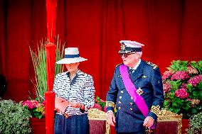 Belgian Royals Attend National Day Parade in Brussels - Belgium