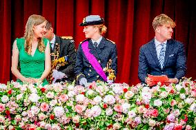 Belgian Royals Attend National Day Parade in Brussels - Belgium