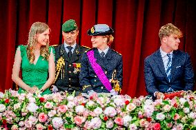 Belgian Royals Attend National Day Parade in Brussels - Belgium