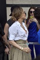Jennifer Lopez Arrives In Pisa - Italy