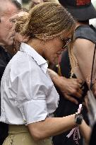 Jennifer Lopez Arrives In Pisa - Italy