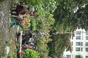 Air Force Training Jet Crash On School Campus - Dhaka
