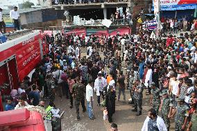 Air Force Training Jet Crash On School Campus - Dhaka