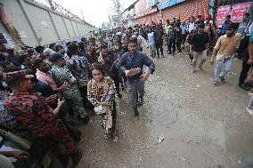 Air Force Training Jet Crash On School Campus - Dhaka