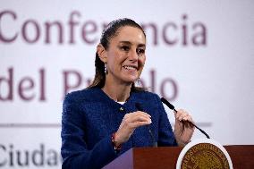 President Claudia Sheinbaum Holds Briefing - Mexico