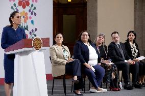 President Claudia Sheinbaum Holds Briefing - Mexico