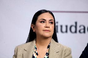 President Claudia Sheinbaum Holds Briefing - Mexico