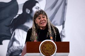President Claudia Sheinbaum Holds Briefing - Mexico