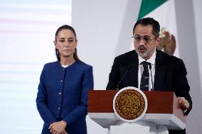 President Claudia Sheinbaum Holds Briefing - Mexico
