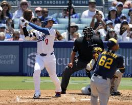 Baseball: Brewers vs. Dodgers