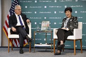 Tokyo Gov. Koike in Washington