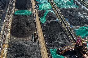 Yangtze River Wharf Coal Storage Yard