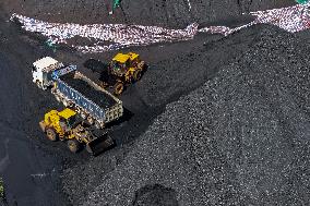 Yangtze River Wharf Coal Storage Yard