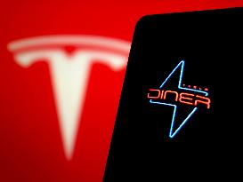 Illustration Tesla Supercharger Diner
