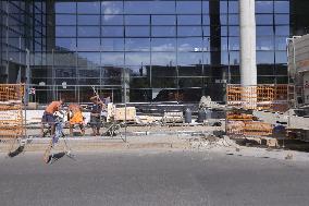 Work progresses on the Olympic Village - Milan