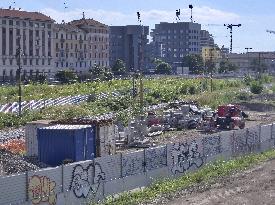 Work progresses on the Olympic Village - Milan