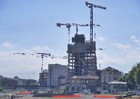 Work progresses on the Olympic Village - Milan