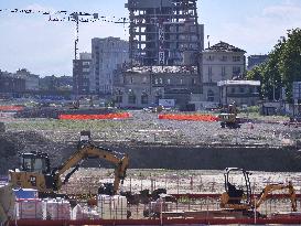 Work progresses on the Olympic Village - Milan
