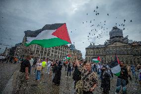 Pro-Palestinian Protest - Amsterdam