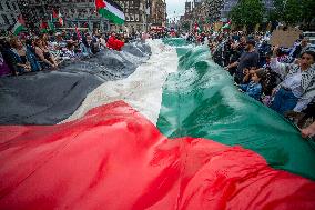 Pro-Palestinian Protest - Amsterdam