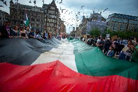 Pro-Palestinian Protest - Amsterdam