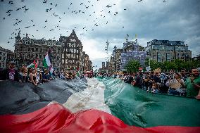 Pro-Palestinian Protest - Amsterdam