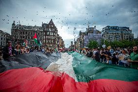 Pro-Palestinian Protest - Amsterdam