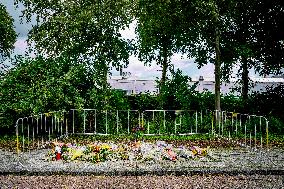 Flowers At Scene Of Feminicide - Netherlands