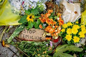 Flowers At Scene Of Feminicide - Netherlands