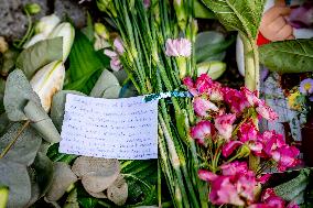 Flowers At Scene Of Feminicide - Netherlands