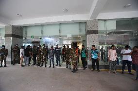 Aftermath Of Air Force Crash - Dhaka