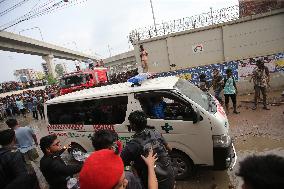 Aftermath Of Air Force Crash - Dhaka