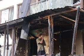 Aftermath Of Russian Attack - Kyiv