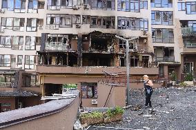 Aftermath Of Russian Attack - Kyiv