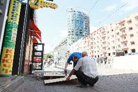 Aftermath Of Russian Attack - Kyiv