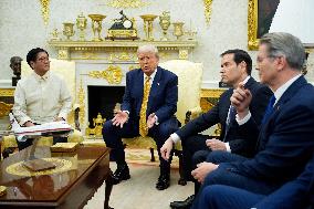 Donald Trump Meets Ferdinand Marcos Jr - Washington