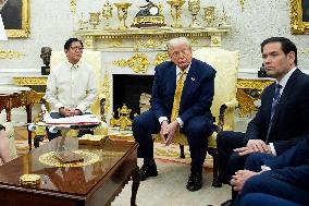 Donald Trump Meets Ferdinand Marcos Jr - Washington
