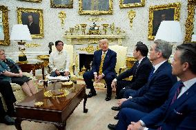 Donald Trump Meets Ferdinand Marcos Jr - Washington