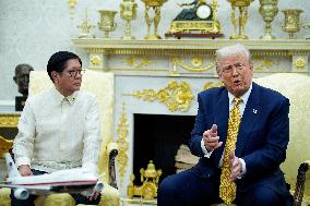 Donald Trump Meets Ferdinand Marcos Jr - Washington